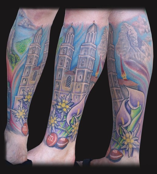 Jeff Johnson - Adams Swsiss Leg Sleeve